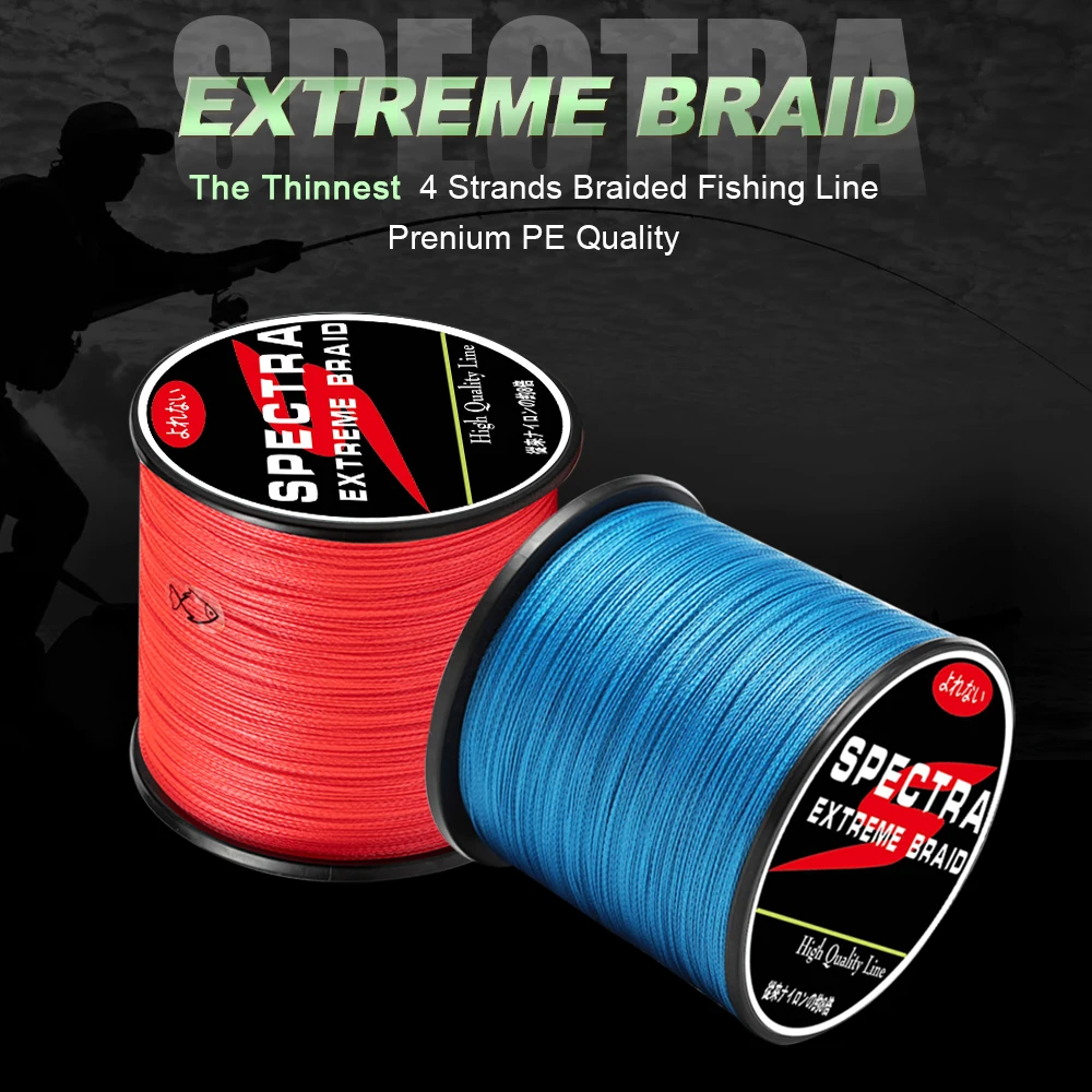 Spectra Super Strong 300M/500M PE Braided Fishing Line 10-80lb Japanese Multifilament Low Stretch Anti Arasion PE Fishing Line