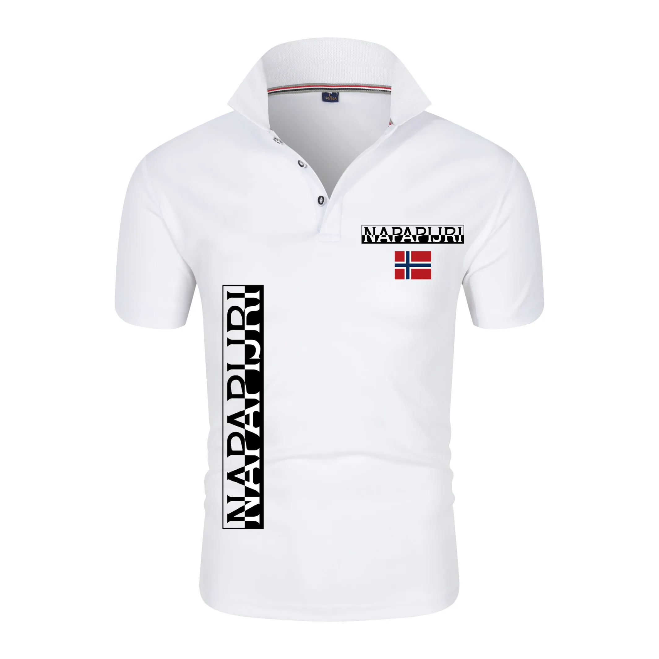 

Polo de manga corta para Hombre, Camisa Masculina transpirable, blusa de golf y tenis de talla grande 4XL, novedad