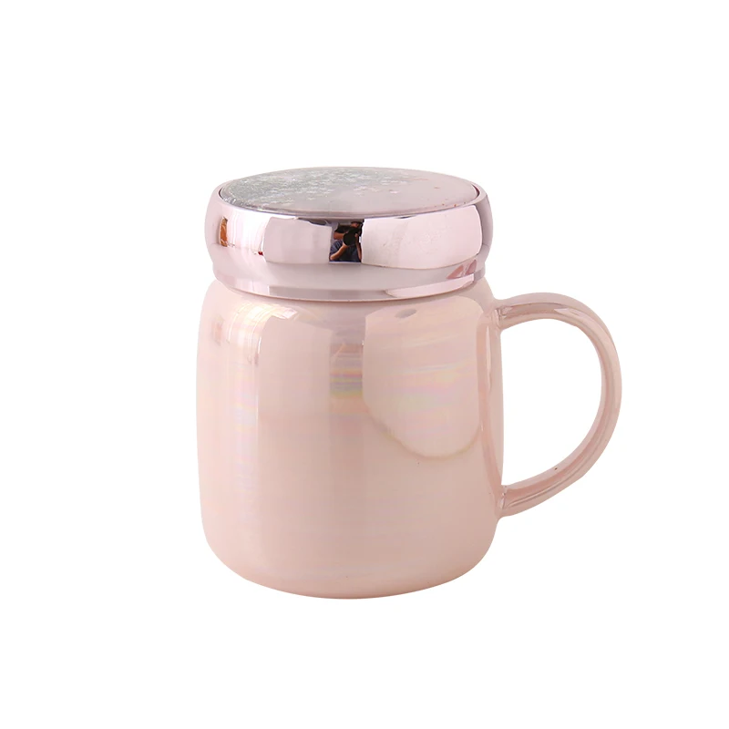 

Lovely creative ins girls' large-capacity mugs for ceramic cups and lovely cups with lids