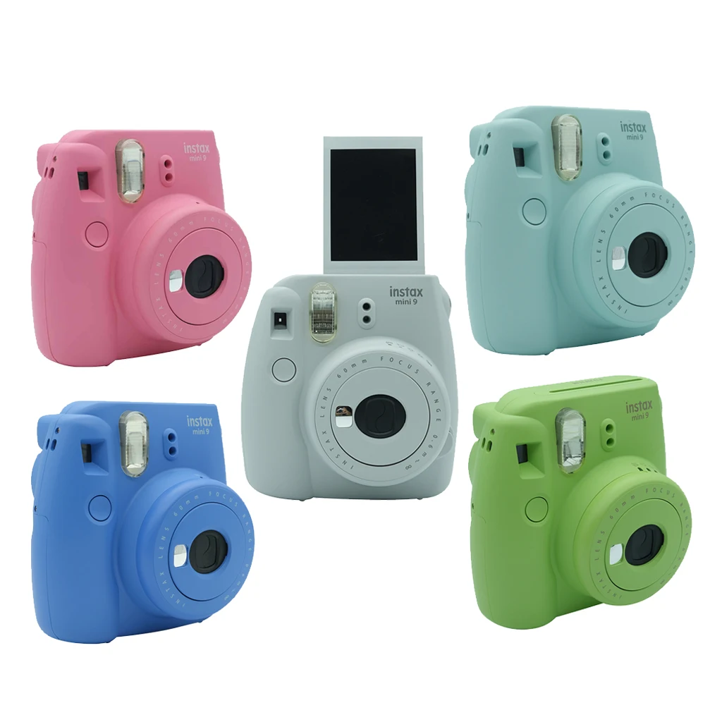 Пленка моментальной печати Fujifilm INSTAX Mini 9, подарочная упаковка mini9, подарок на день рождения, Рождество, Год, модная обновленная версия+ 10 листов