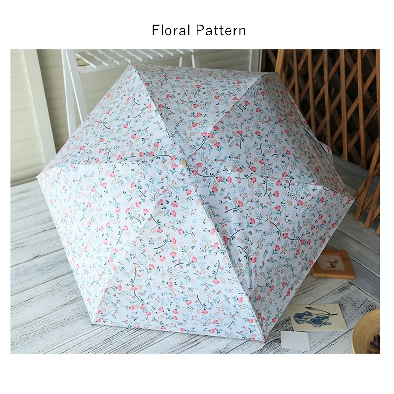 Ультралегкий Зонт от дождя и солнца для женщин портативный карманный УФ зонт