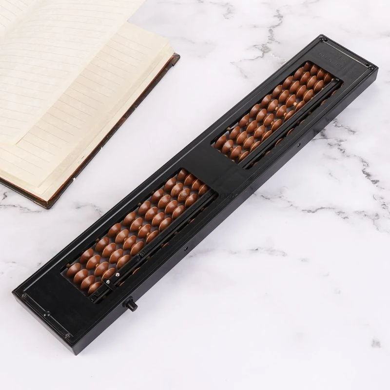 Портативный Китайский 23 цифры колонки Abacus арифметические счеты соробан