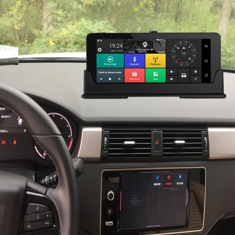 4G Автомобильная камера памяти GPS навигационная система DVR с ADAS авторегистрация Full HD 1080P видеорегистратор двойной объектив DVR камера s