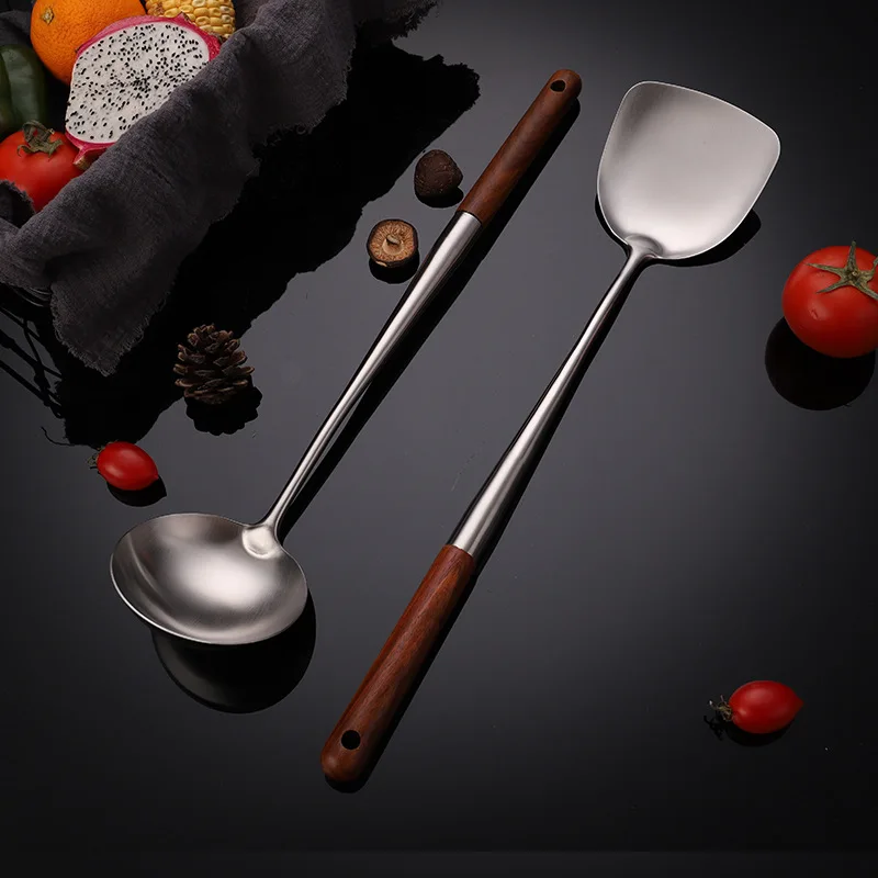 mhntlos stainless steel scoop filter grease spoon colander spoon soup oil separation cooking colander tools kitchen gadgets set free global shipping