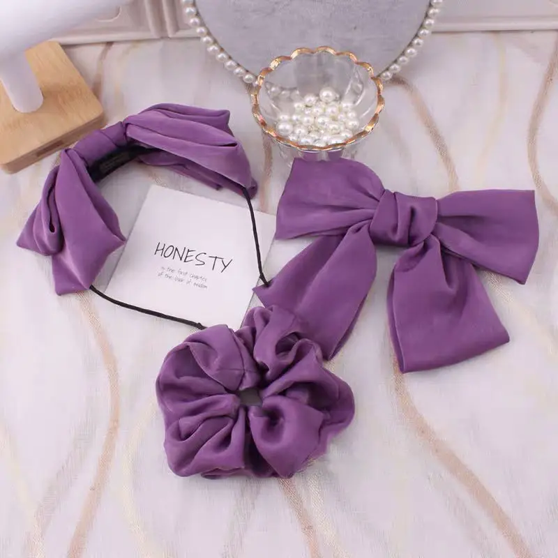 1 шт. модные заколки для волос из атласного шифона заколка женщин девушек Милая