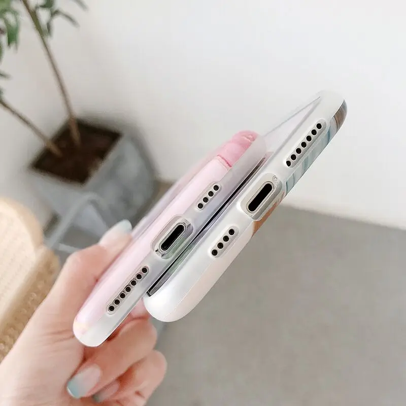 

Classic Vintage Marble Phone Case For iPhone 12 Mini 11 Pro Max XR XS Max X 8 7 Plus Matte Soft IMD Back Cover Cases