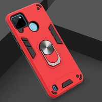 Shockproof Armor Phone Case For OPPO Realme C21Y C21 C25 Pro Narzo 30A Case Magnetic Ring Holder Back Cover Capa Funda