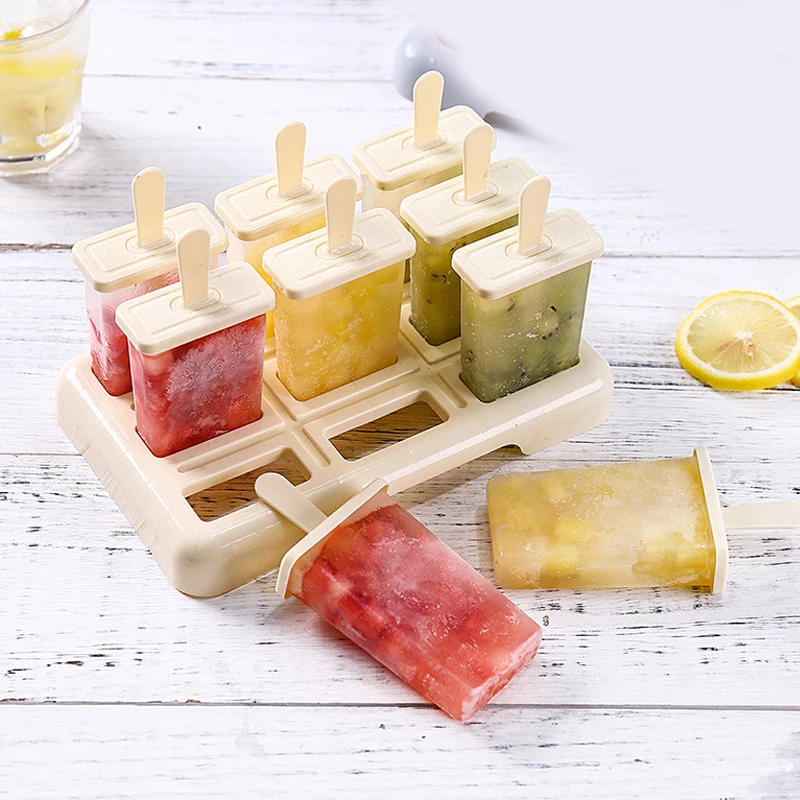 

Форма для мороженого с крышкой-палочкой, 4/9 ячеек