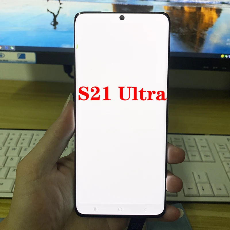 Оригинальный Super AMOLED для Samsung Galaxy S21 Ultra 5G G998 G998B ЖК-дисплей сенсорный экран 6 8 дюйма