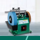 10 дюймовый положительный и отрицательный Белый Плавленый оксид алюминия точилка низкая Скорость мясорубку полировки машины Настольный шлифовальный станок H8101