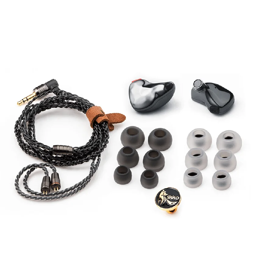IKKO Obsidian OH10 Knowles 33518 1BA + 1 динамический двухсторонний Гибридный 2-контактный разъем 0