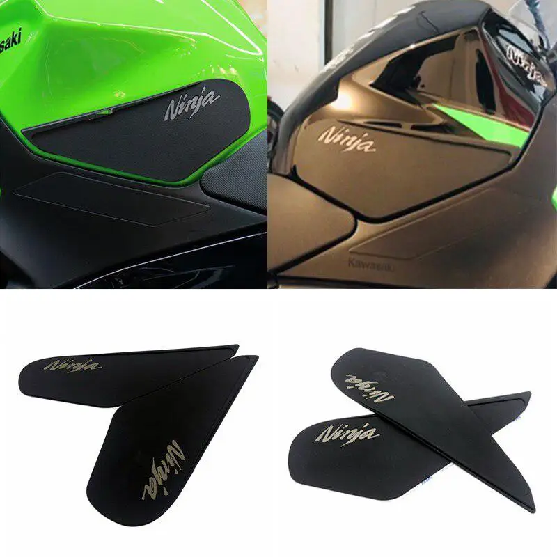 

Мотоциклетная 3d-эмблема, защитные наклейки на топливный бак для KAWASAKI NINJA400, клейкая наклейка на боковой бак, наколенник, наклейка, Прямая пос...