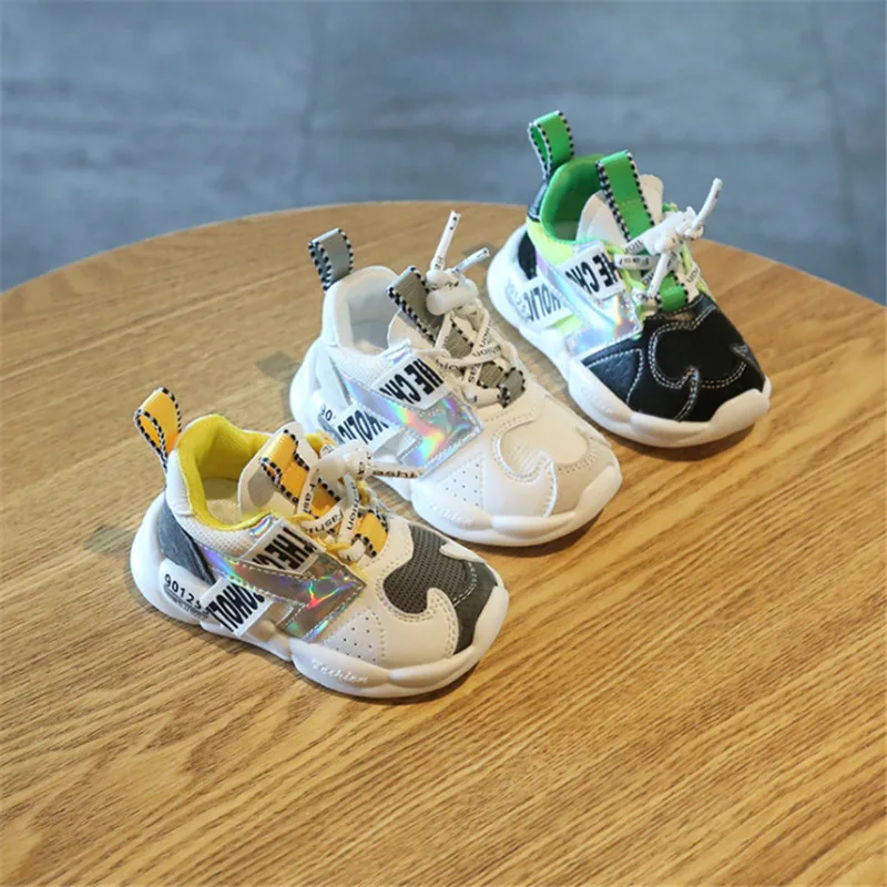 DIMI/2019 г. Осенняя обувь для маленьких мальчиков и девочек Дышащие Детские