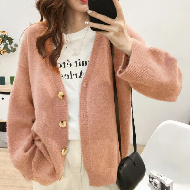 Однотонный женский свитер женские повседневные кашемировые Вязаные Свитера и