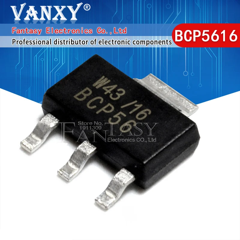 

5 шт. BCP5616TA SOT-223 BCP5616 BCP56 SOT223 BCP56