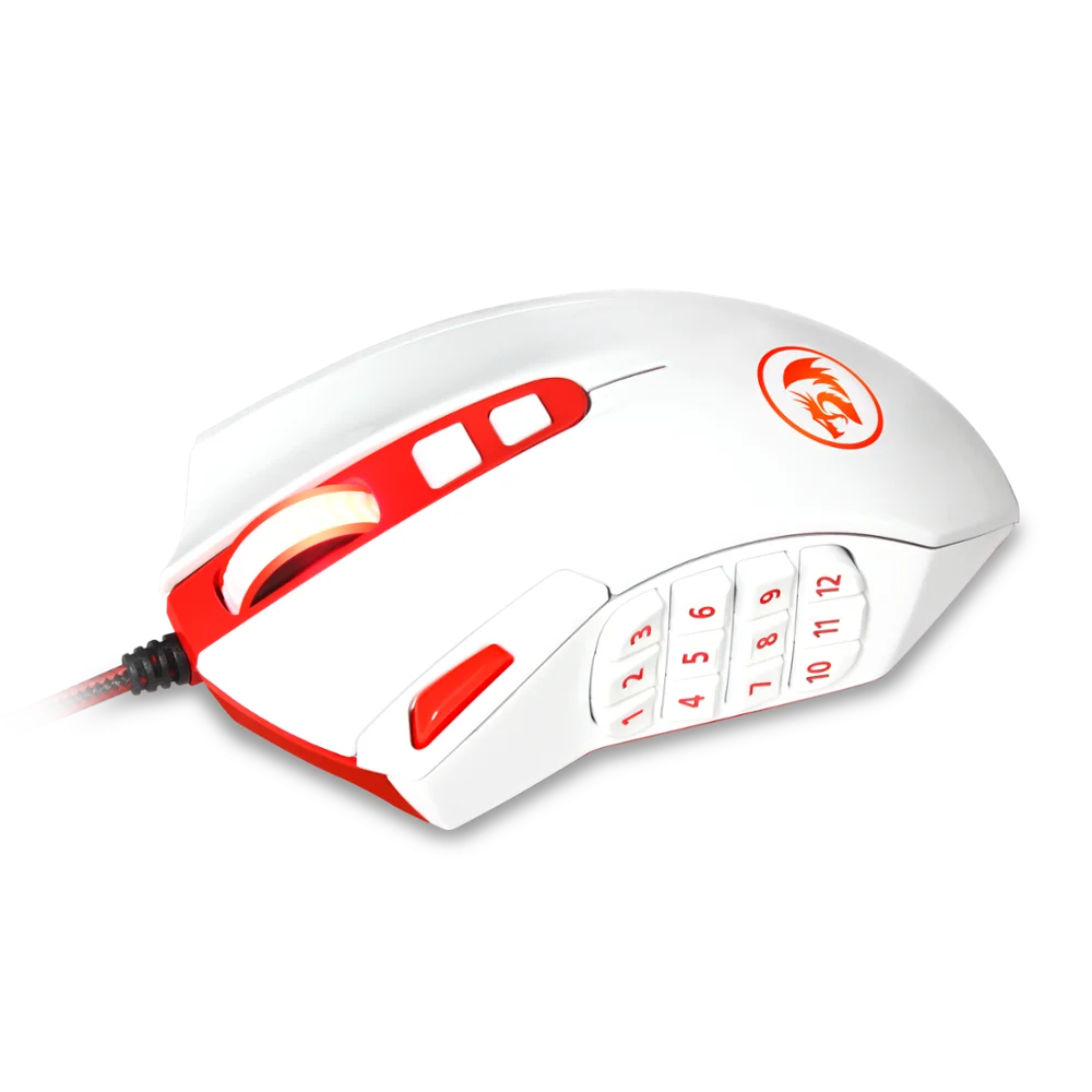 

Redragon M901 Wired Gaming Mouse MMO RGB Led Backlit Computer Mouse 24000 DPI Performance 18 Programmable For Windows PC Games