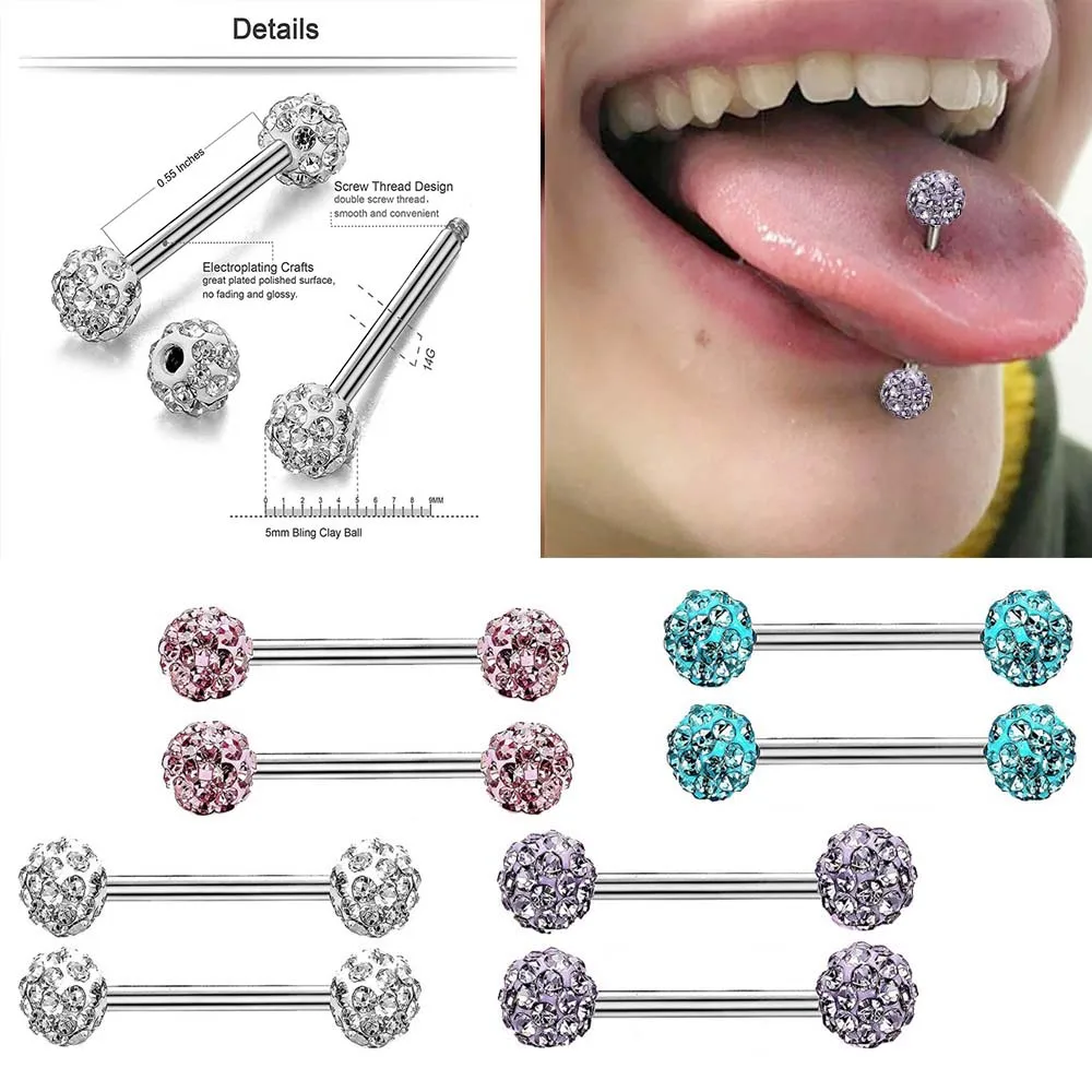 1 шт. кольцо-гвоздик из нержавеющей стали промышленные ушные штанги пирсинг для