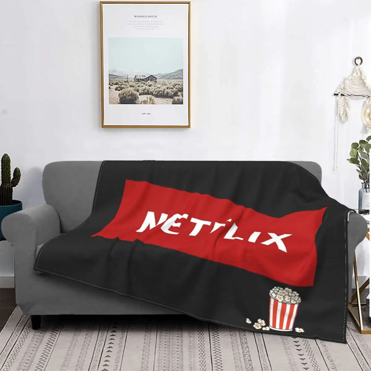 

Netflix-термическая повязка на часы для быстрого отдыха, повязка на Каму, диван, muselina, 1 manta