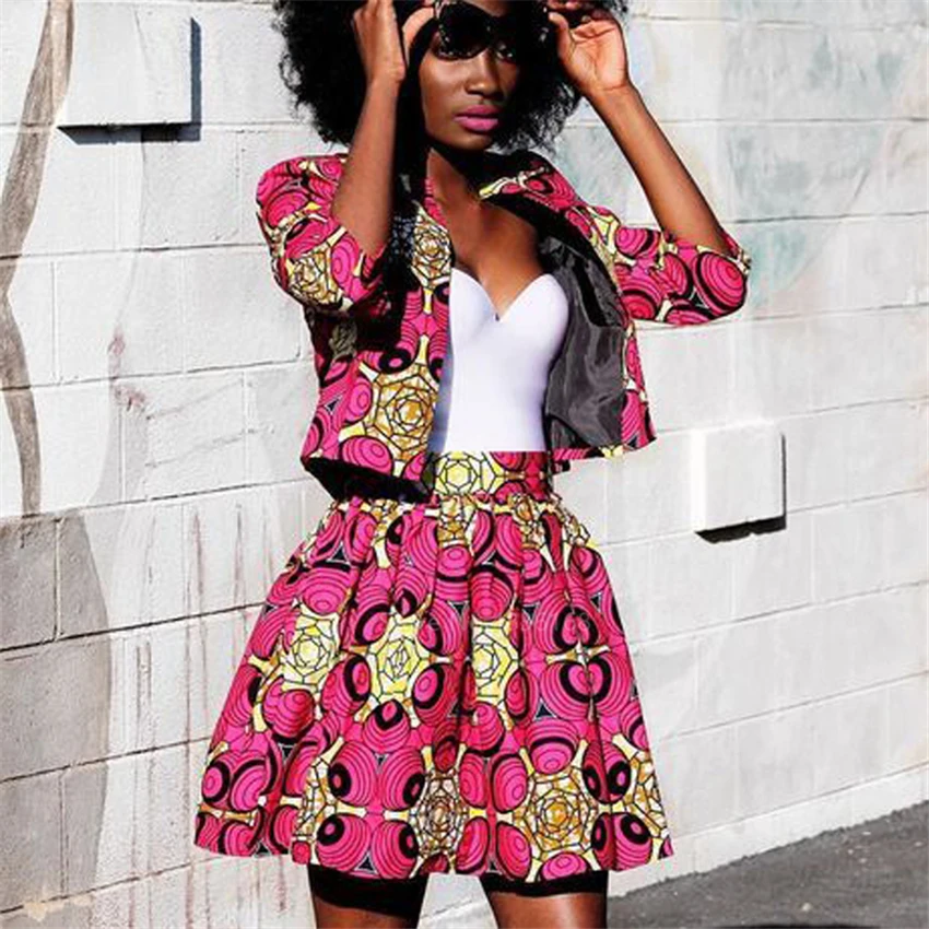 Модная африканская одежда для женщин новинка 2020 года пальто юбки пачки в стиле