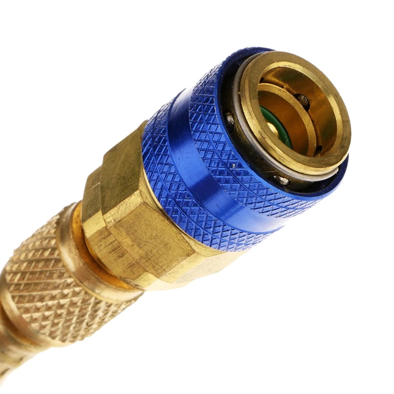 A/C R134A Refrigerant Recharge Hose Low Pressure Gauge Easy Opener Car Air Conditioning Port Can Tap Valve Bottle Adapter | Автомобили и