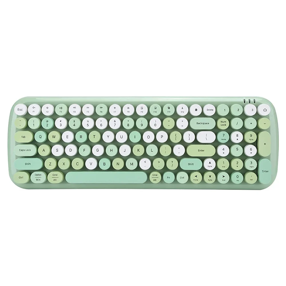 

Ergonomic Wireless Computer Keyboard Multi‑Device For Bluetooth-compatible 5.1 Laptop Mobile Phone Tablet