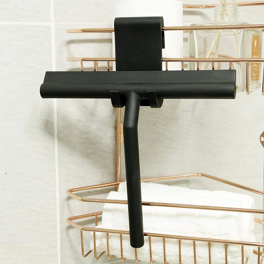 

Shower Squeegee Glass Wiper Scraper Shower Squeegee Cleaner With Silicone Holder Bathroom Mirror Wiper Scraper Glass Cleaning