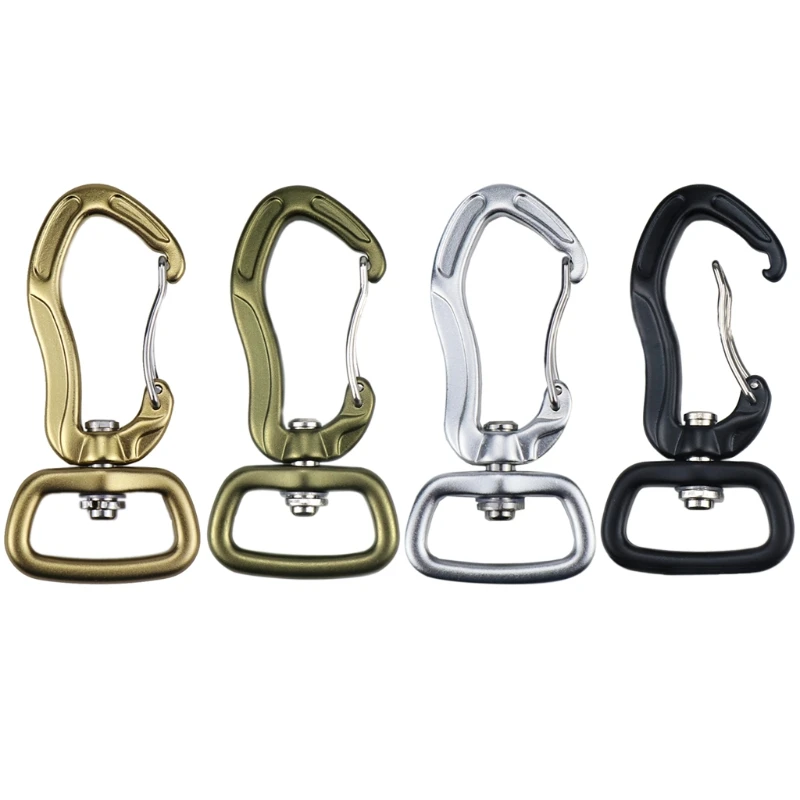 

RXBC 360 Rotatable Carabiners Hook Hammock Swivel Clip Hook Hiking Camping Tent Hook Pet Safety Buckle