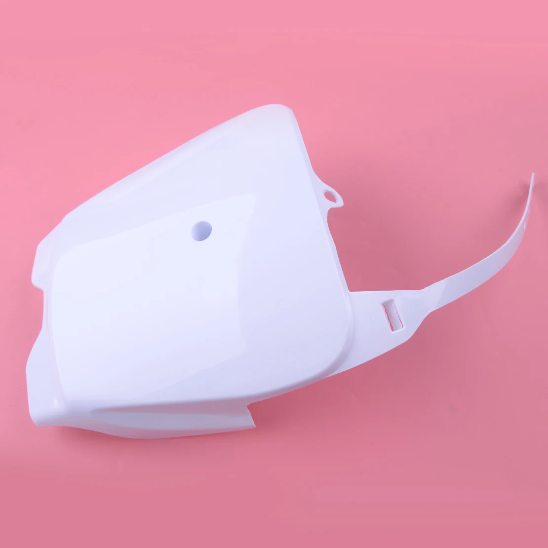 Белый Передний Номерной Знак крыло корпус обтекатель пластиковый Подходит для