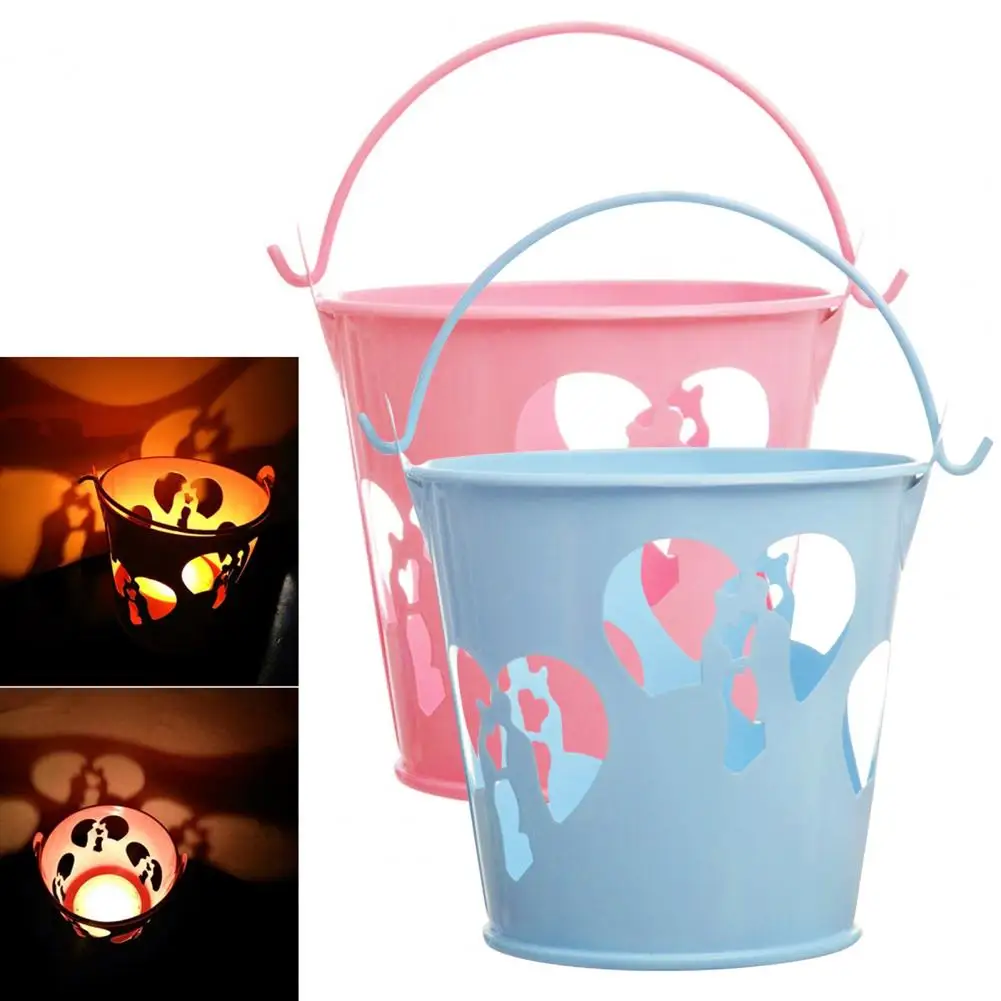 Привлекательное креативное декоративное ведро для хранения конфет 3 цвета с