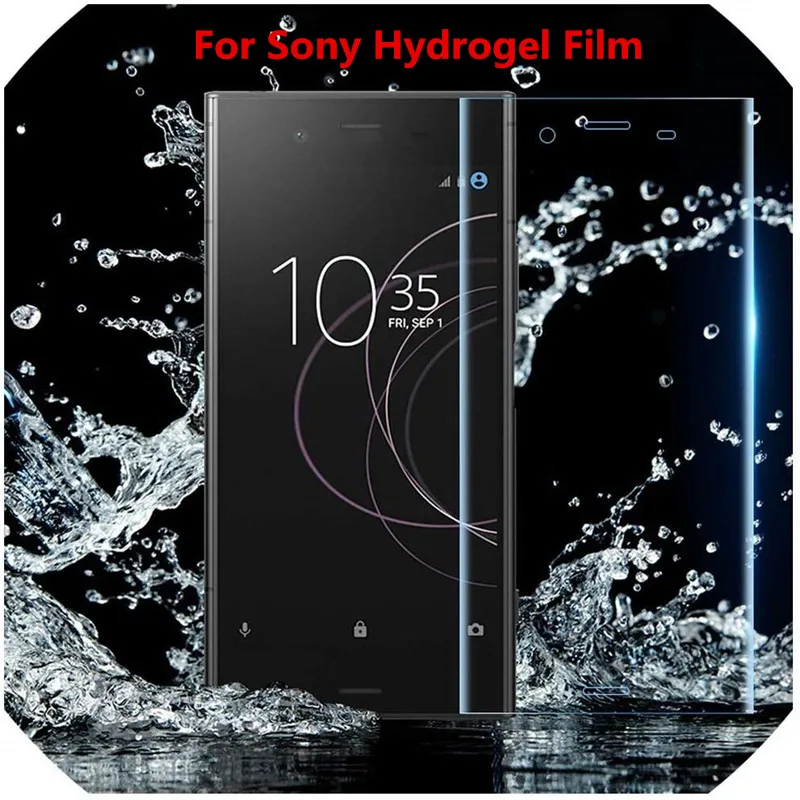 Защитная пленка с полным покрытием экрана для Sony Xperia 1 10 XA2 plus XZ XZ2 Premium XZ1 Compact XA1
