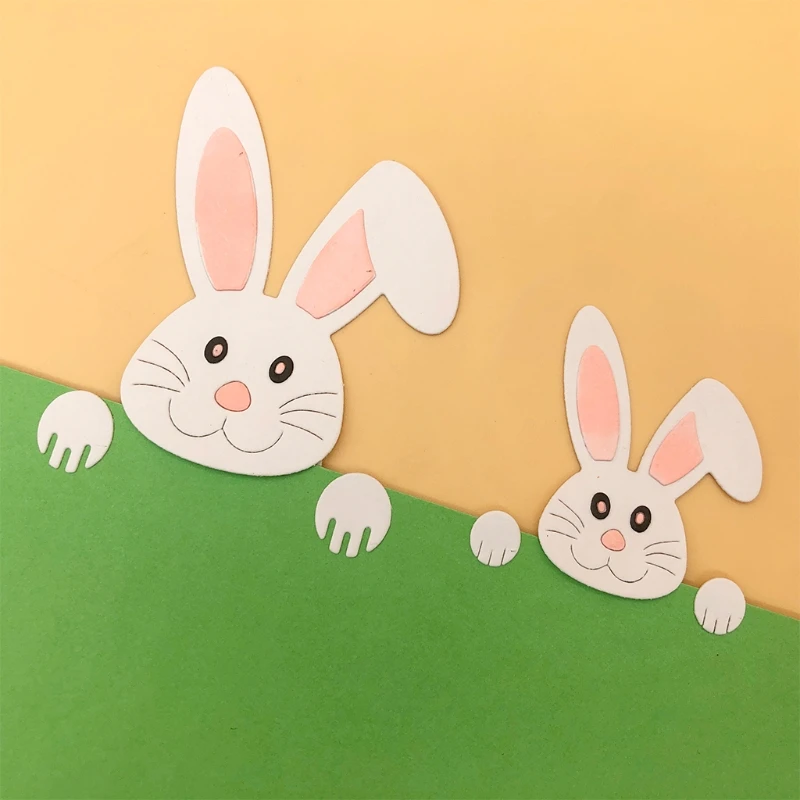 

Easter Bunny Metal Cutting Dies Stencil Scrapbooking DIY Album Stamp Paper Card Embossing Decoration Craft