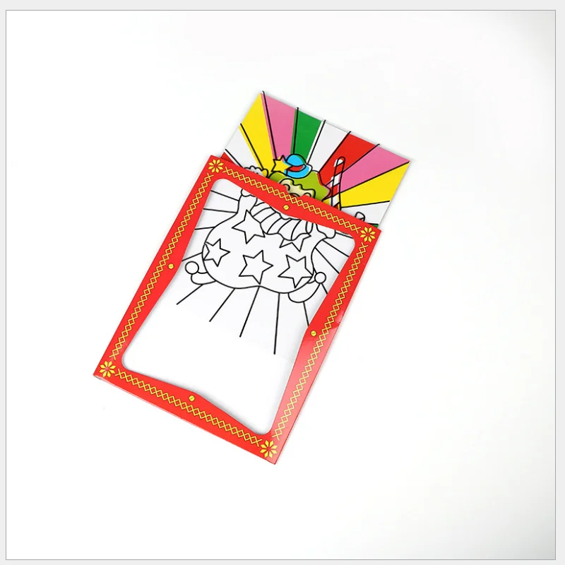

1pc Clown Color Changing Card Frame Circus Frame Tricks Close Up For Kids Prop Accessories Funny
