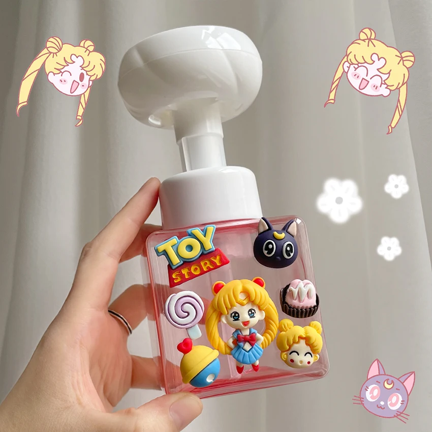 Диспенсер для жидкого мыла в ванную комнату портативный цветочный дозатор