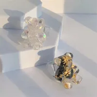 Милые прозрачные кольца в виде медведя #1