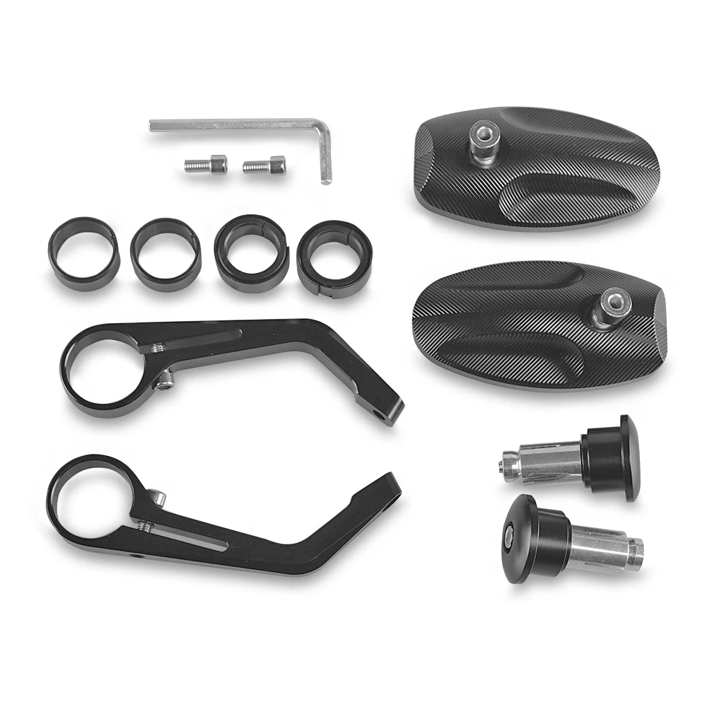 Зеркало заднего вида мотоциклетное с ЧПУ 7/8 дюйма 22 мм|Боковые зеркала и