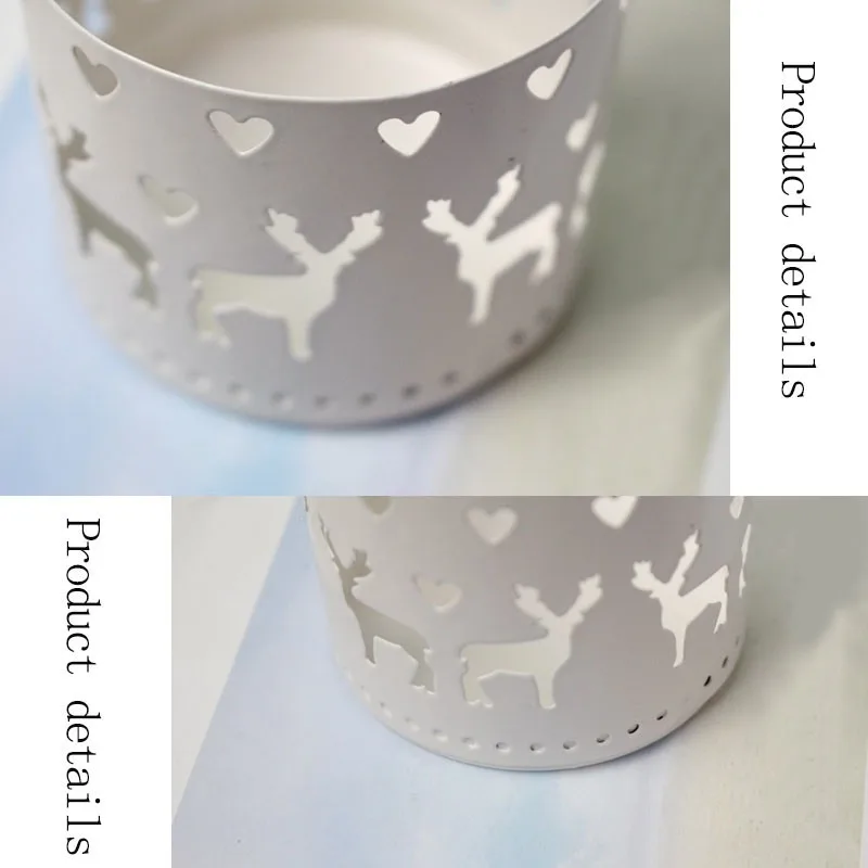 Рождественский полый подсвечник Рождественское украшение для дома 2021