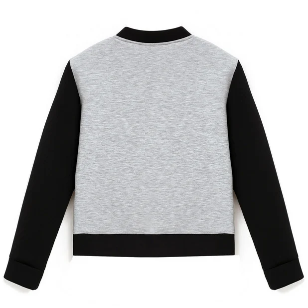 

Autumn Winter Women Zipper Knitting Fleece Fleece Cardigan Brief Paragraph Jacket Coat
