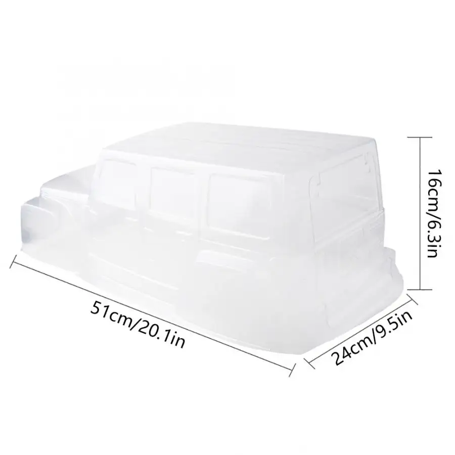 Высококачественный ПВХ прозрачный корпус радиоуправляемого автомобиля модель