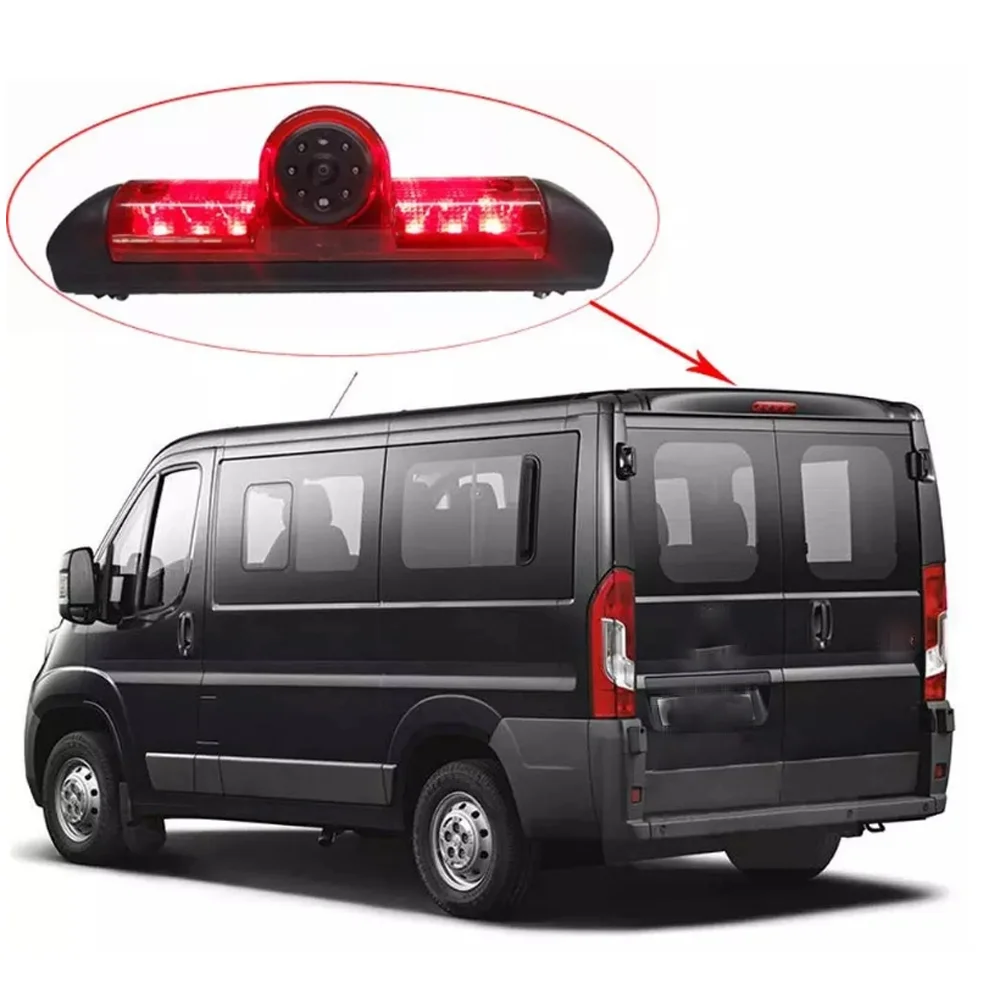 $243.00 CCD Car Brake Light Reverse Camera For Citroen JUMPER III FIAT DUCATO X250 Peugeot BOXER III LED Light Parking Rear View Camera