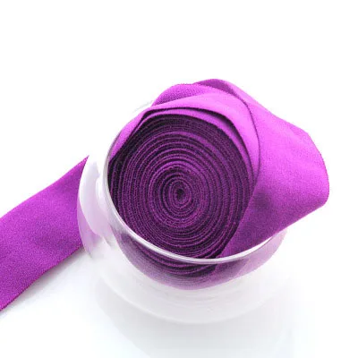 purple 10 метров Meetee многоцветная эластичная тесьма лента бинт эластичный пояс для DIY шитье нижнее белье сумки аксессуары для одежды - Цвет: purple
