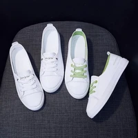 fashion shoes womens vulcanize shoes spring new casual classic solid color pu leather shoes women casual white shoes sneakers