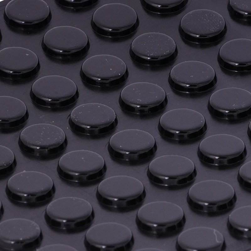 36 шт. 3 м силиконовые бумпоны черные клейкие круглые самоклеящиеся на кругах