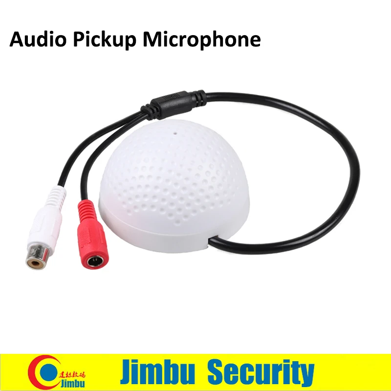 Аудиомикрофон для камеры видеонаблюдения с выходом RCA и высокой