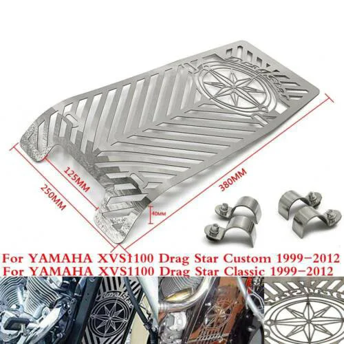Radiator Grille Guard Protector Cover For Yamaha XVS1100 Drag Star Classic/Custom 1999 - 2012 XVS 1100 2011 2010 2009 | Автомобили и