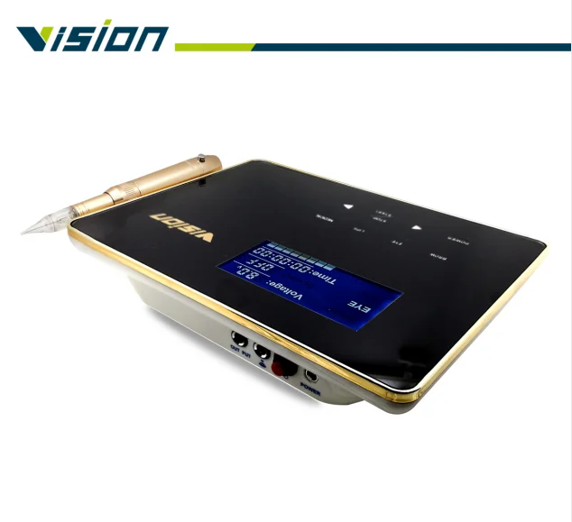 Цифровая портативная машинка для микроблейдинга Vision V10 ротационная 3D вышивки