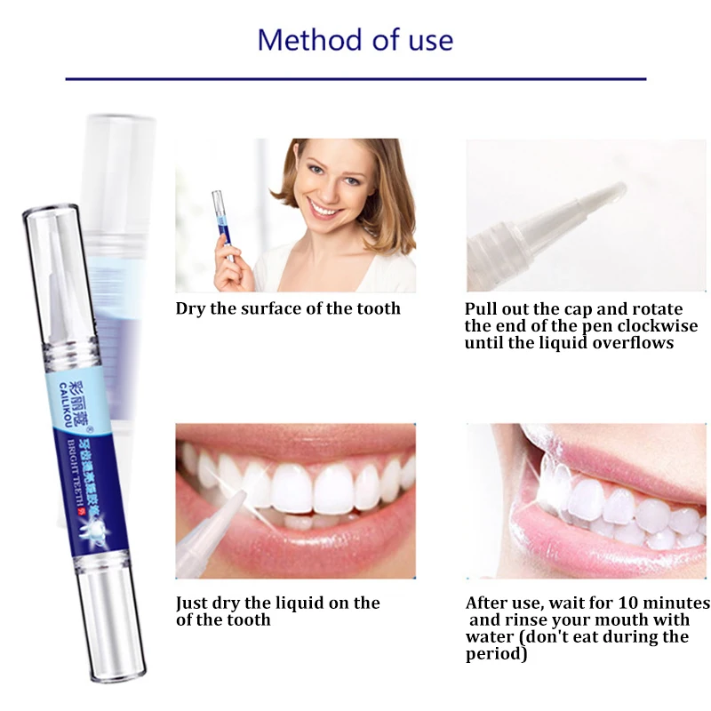 

Portable Teeth Whitening Pen Effective Painless Easy to Use Teeth Care for Beautiful Smile SOYW889