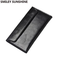 slim genuine leather women wallet female long clutch coin purses womens wallets and purses ladies card holder walet vallet 2022