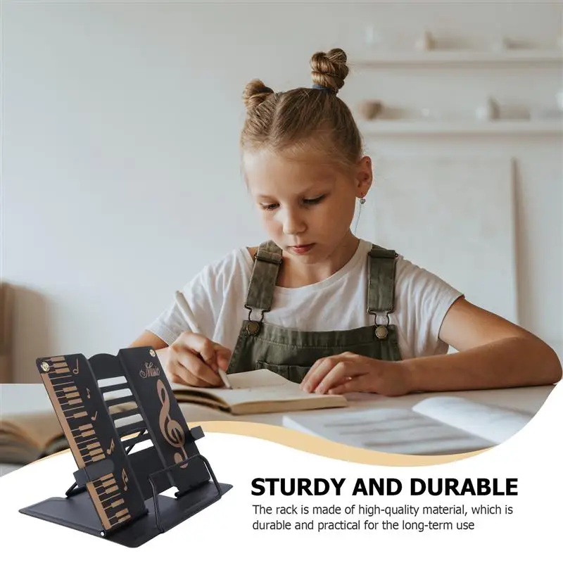 

1pc Adjustable Reading Rack Household Book Reading Stand Music Score Stand