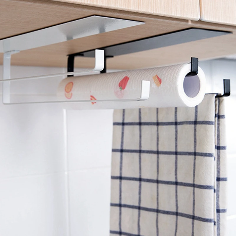 

Kitchen Paper Holders Roll Holders for Bathroom Toilet Towel Racks Hangers Home Storage Tissue Shelf Organizer