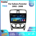 Автомобильный радиоприемник 6G + 128G, Android 10,0, мультимедийный плеер для Subaru Forester 2002-2008, автомобильный стерео GPS, 2 DIN, Wi-Fi, 4G